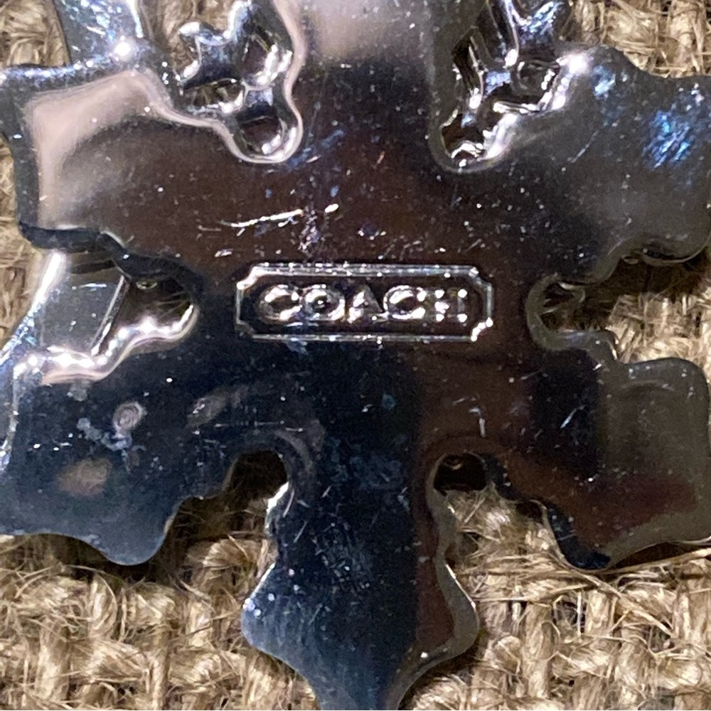 Coach Silver Snowflake Keychain - Picture 6 of 6